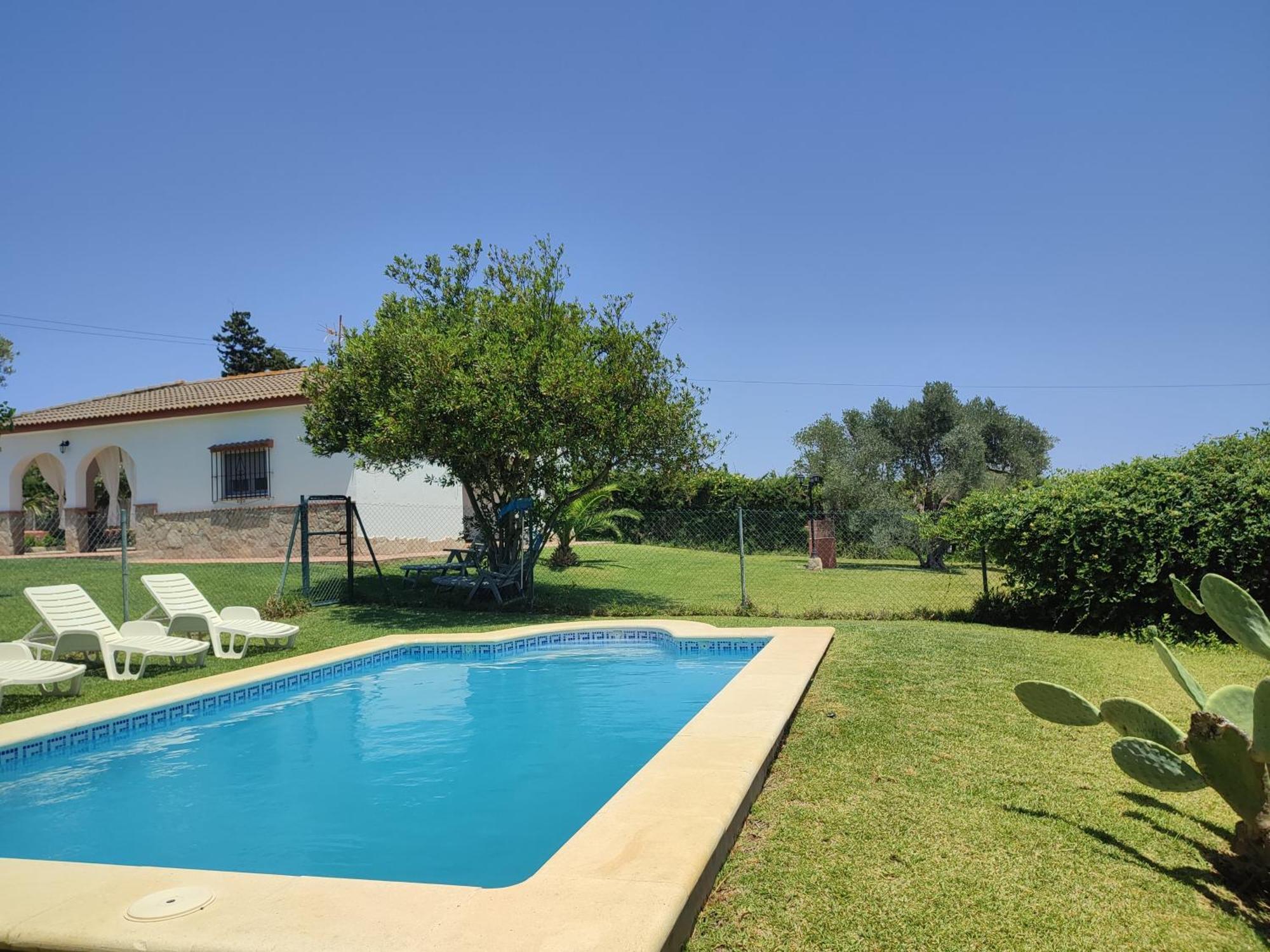 كونيل ذي لا فرونتيرا Casa Rural El Laurel Con Piscina Privada المظهر الخارجي الصورة